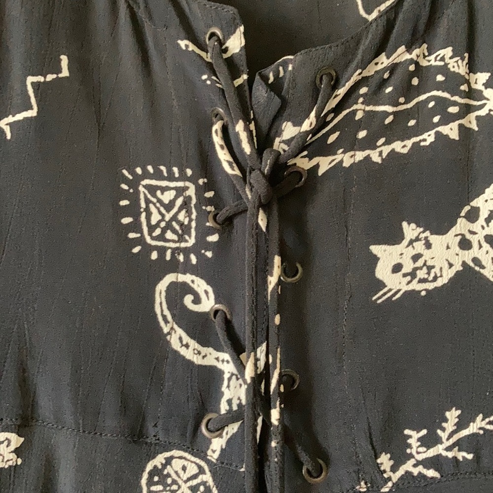 Patterned Kimono Style Jacket - image 2